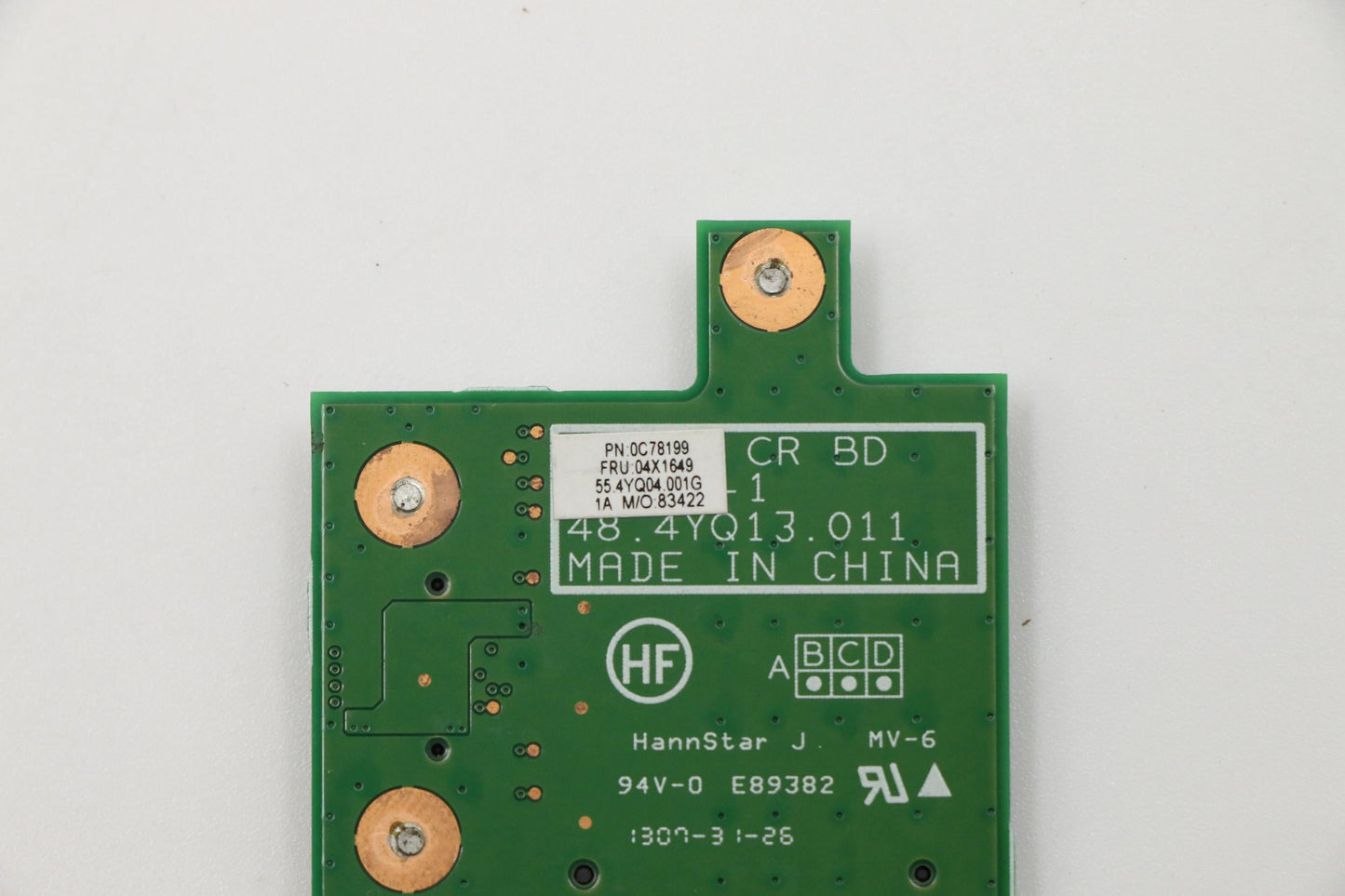 Lenovo CARDREADER FRU Card Reader Board 04X1649