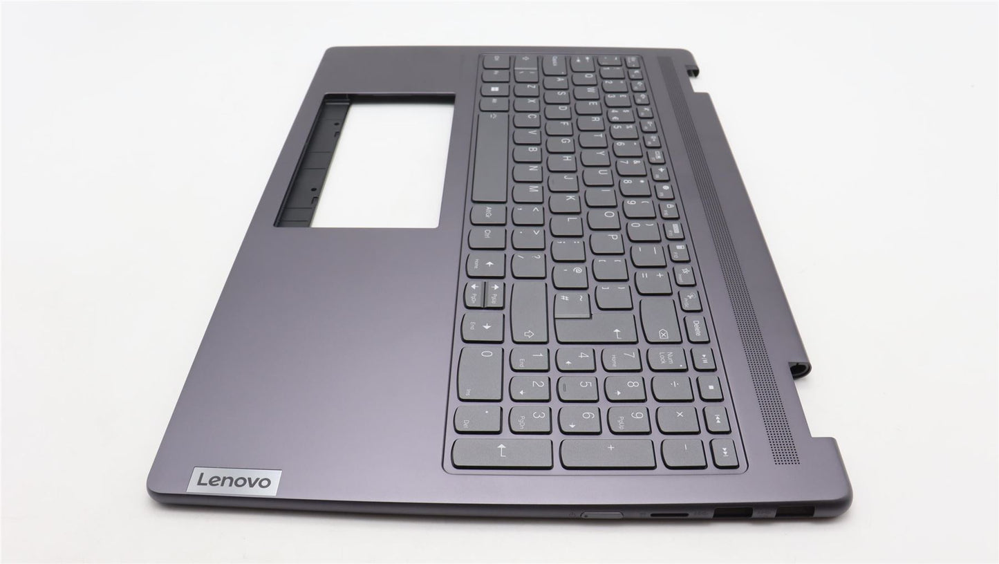 Lenovo Yoga 7 16IRL8 Palmrest Cover Keyboard UK Europe Grey 5CB1L31888