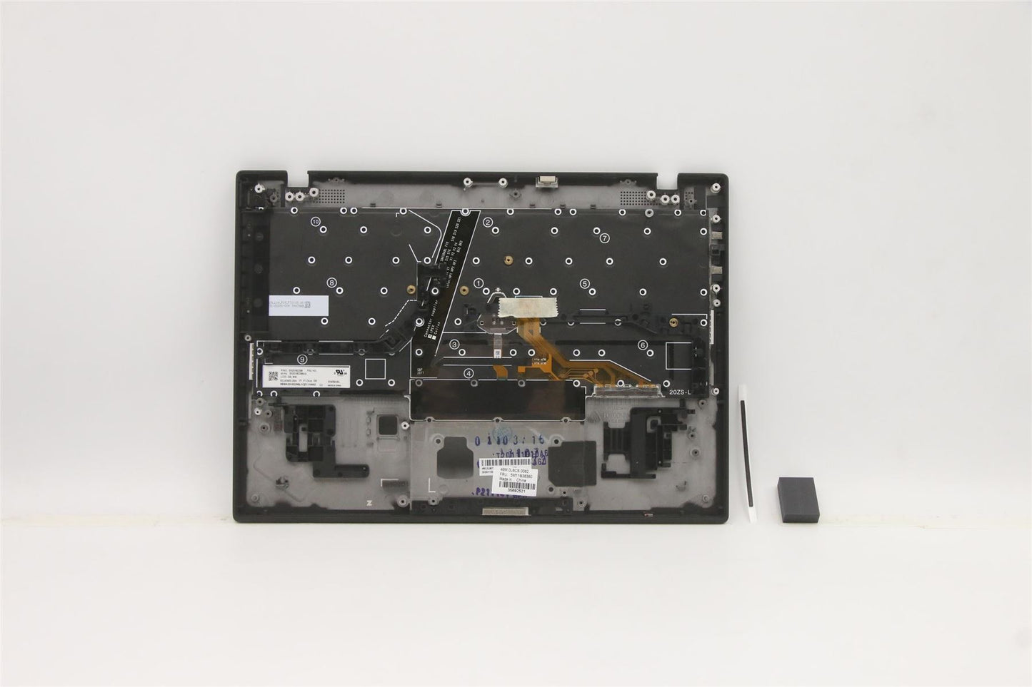 Lenovo Nano X1 1 Keyboard Palmrest Top Cover German Black 5M11B38344