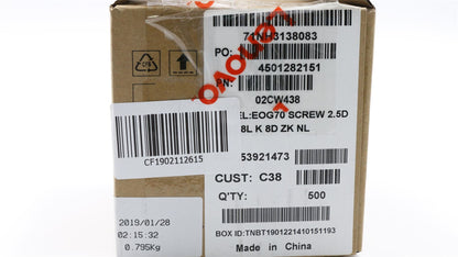 Lenovo SCREW M2.5X9.8+2.8 Black 02CW438