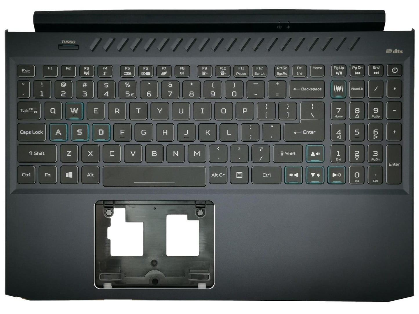 Acer Predator Helios PH315-53 Palmrest Cover Keyboard Black Backlit 6B.Q7XN2.001