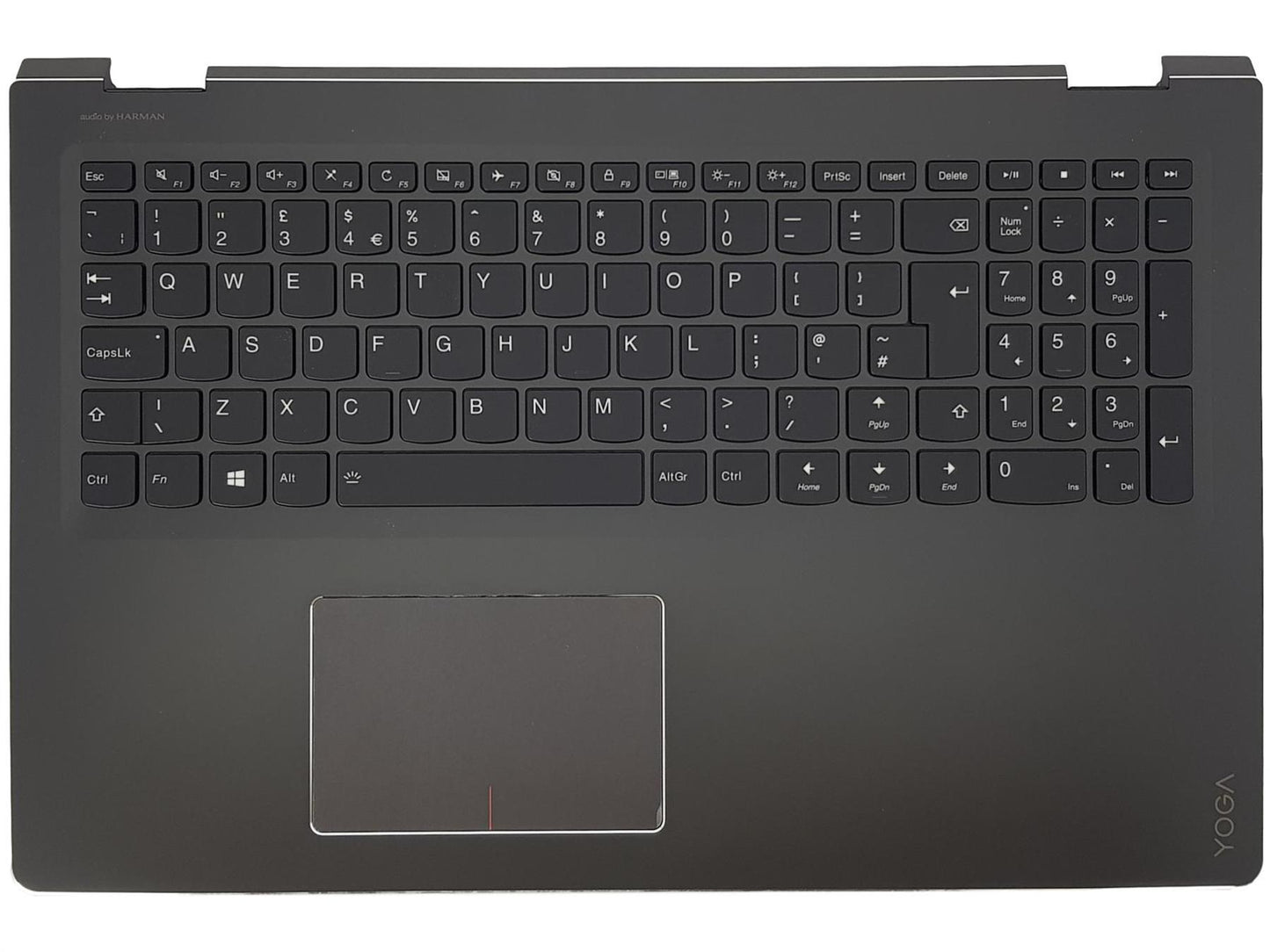 Lenovo Yoga 510-15ISK 510-15IKB Keyboard Palmrest UK Black Backlit 5CB0L66101