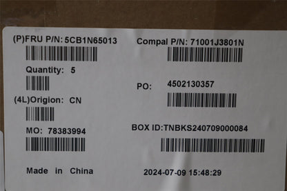 Lenovo UpperCase_UKE C 83G1 CG FP BL 5CB1N65013