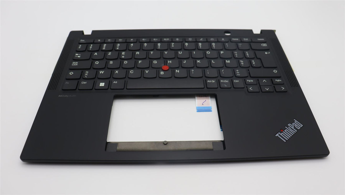 Lenovo ThinkPad X13 Gen 4 Keyboard Palmrest Top Cover Belgian Black 5M11H88965