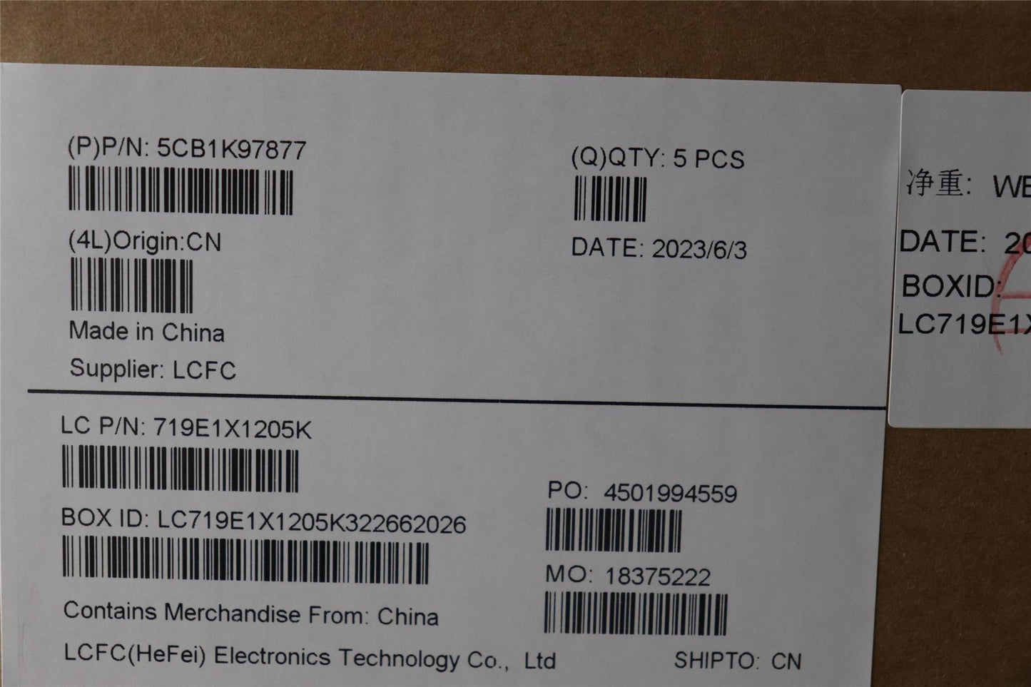 Lenovo Upper Case ASM_POR L82XL NFP AB BL 5CB1K97877