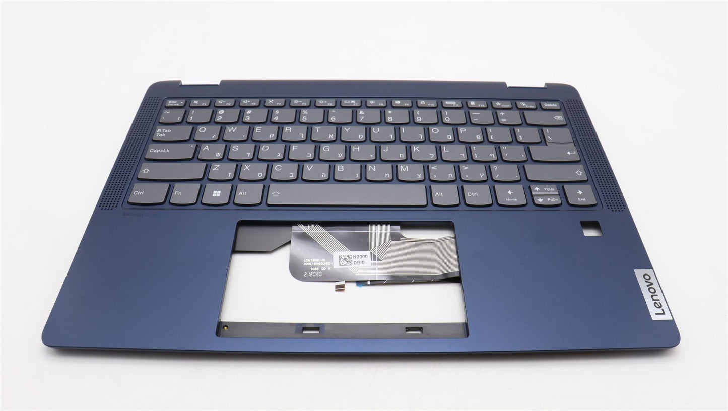 Lenovo IdeaPad 5 14IRU8 Palmrest Cover Touchpad Keyboard Hebrew 5CB1L30612