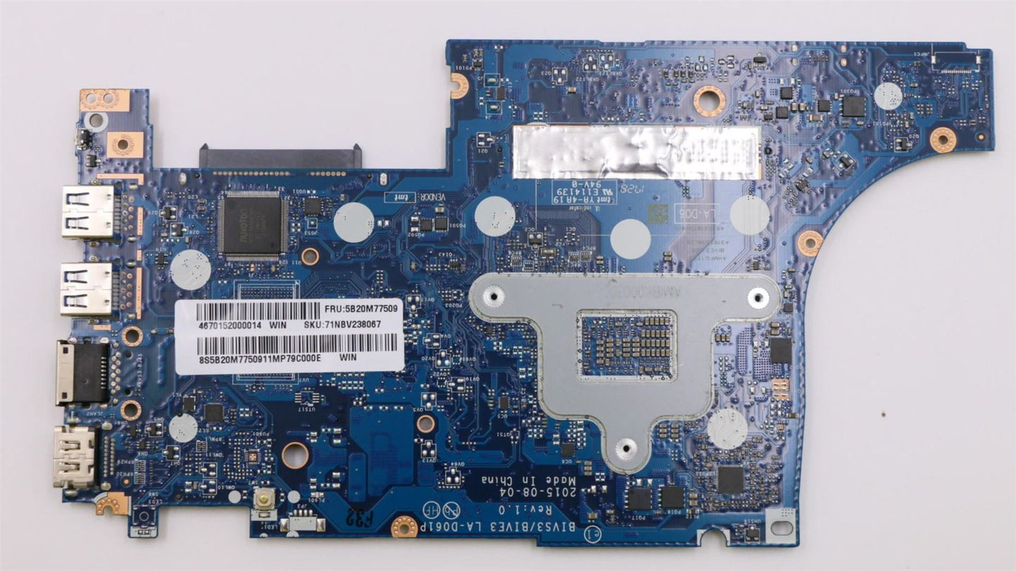Lenovo E31-80 Motherboard Mainboard DIS INTELI36006U 5B20M77509