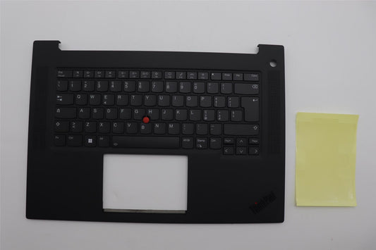 Lenovo ThinkPad P1 Gen 6 Keyboard Palmrest Top Cover Italian Black 5M11L89011
