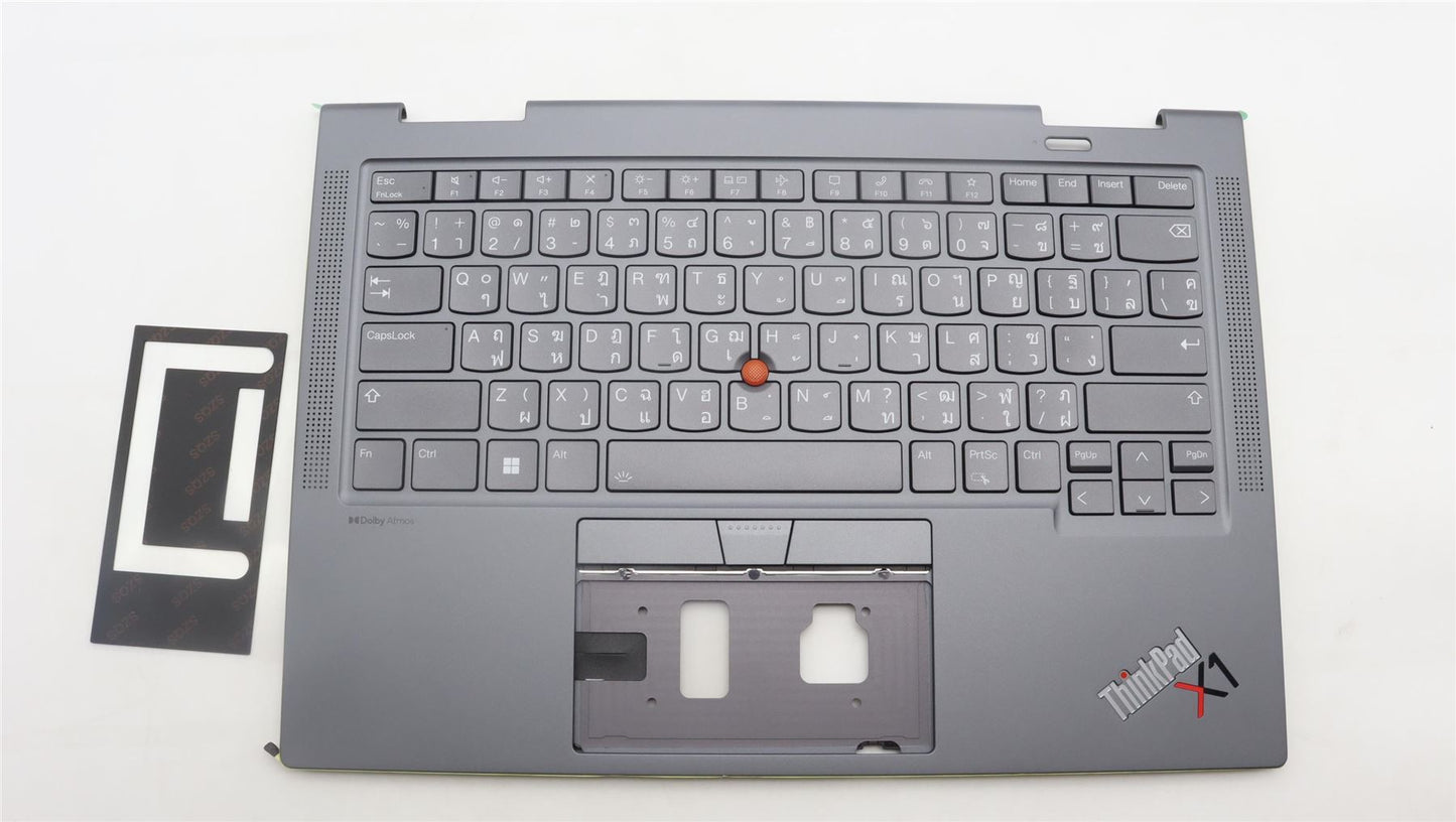 Lenovo ThinkPad X1 8th Gen Keyboard Palmrest Top Cover Thai Grey 5M11H62500