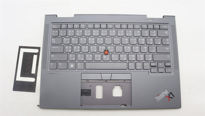 Lenovo ThinkPad X1 8th Gen Keyboard Palmrest Top Cover Thai Grey 5M11H62500