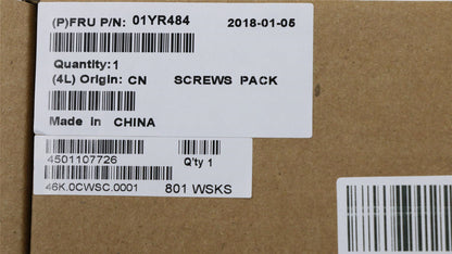 Lenovo ThinkPad T580 P52s Screw Screws Kit 01YR484