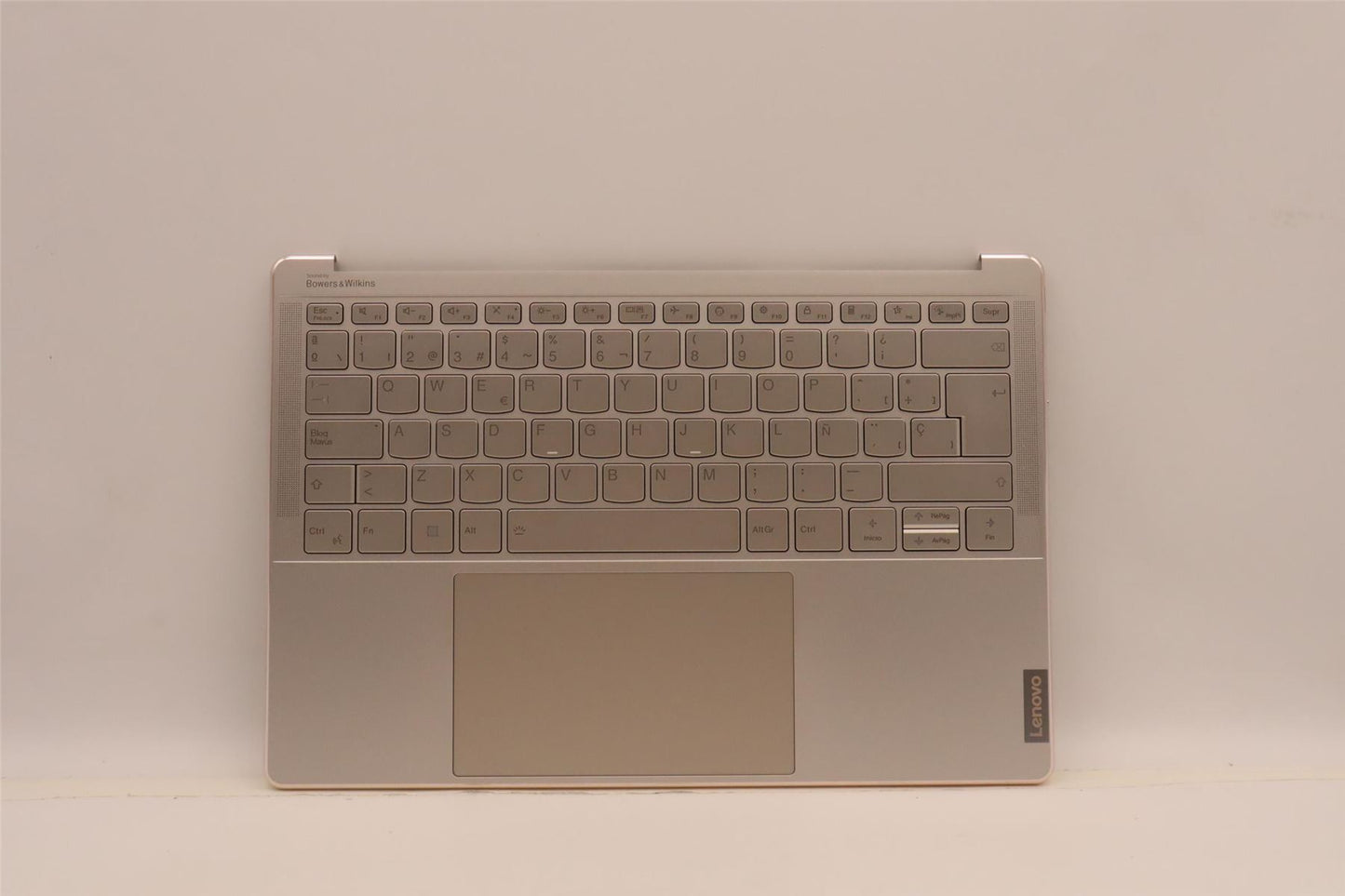Lenovo Yoga 9 14IAP7 Palmrest Cover Touchpad Keyboard Spanish Grey 5CB1J10243