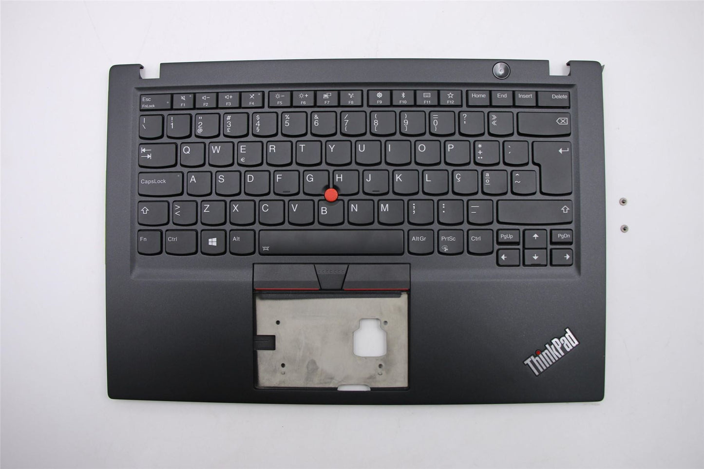 Lenovo ThinkPad T490s Keyboard Palmrest Top Cover Portuguese Black 02HM225