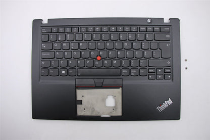 Lenovo ThinkPad T490s Keyboard Palmrest Top Cover Portuguese Black 02HM225