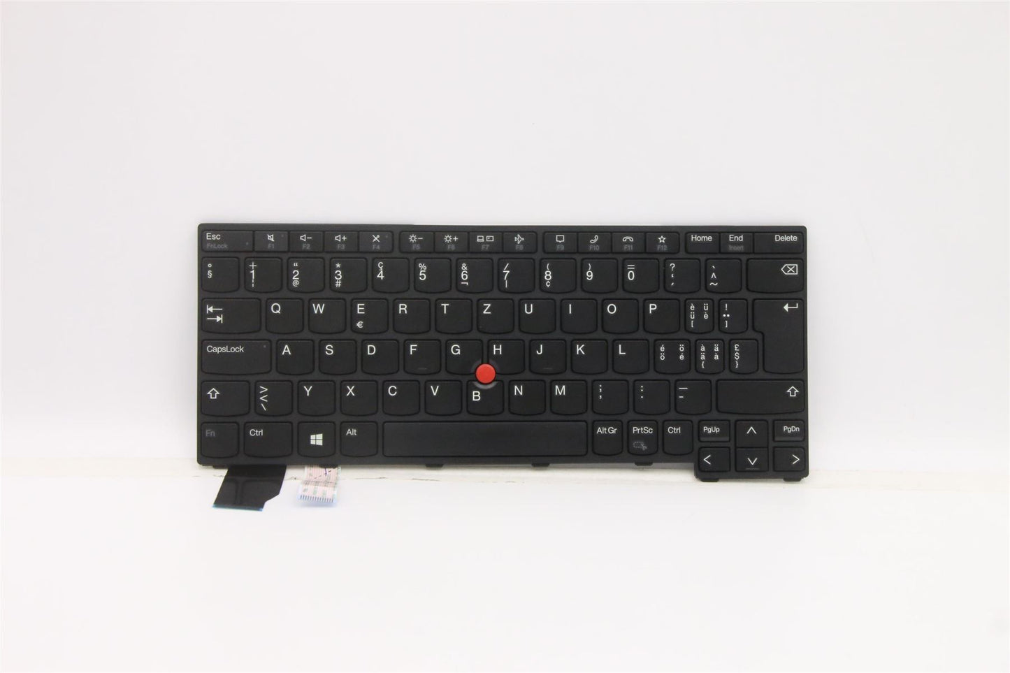 Lenovo ThinkPad X13 2 Keyboard Swiss Black 5N21A21867