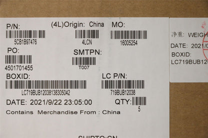 Lenovo Upper Case ASM_SPA L82H9 FP A/GUMA 5CB1B97476
