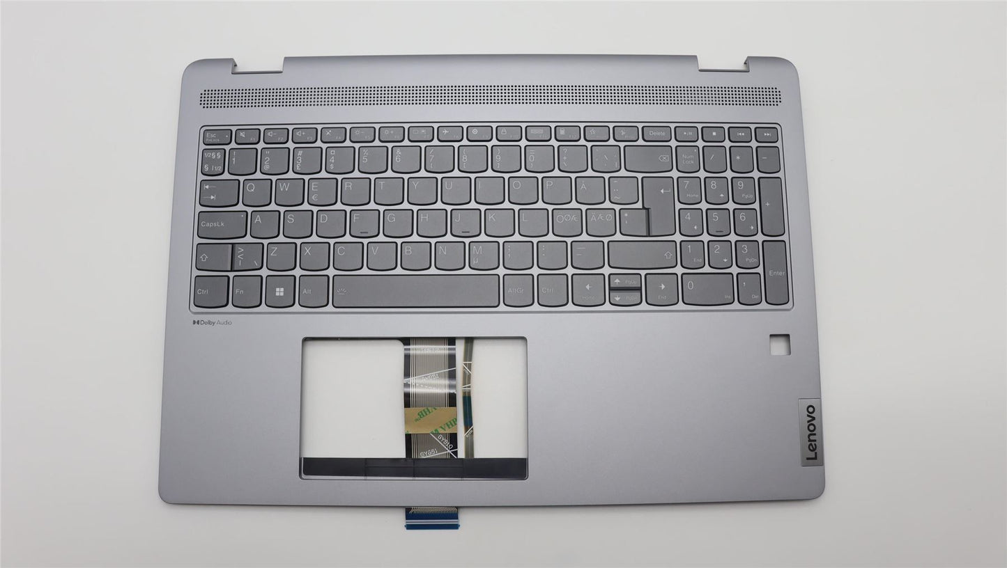 Lenovo IdeaPad 5 16IRU8 Keyboard Palmrest Top Cover Nordic 5CB1L31824