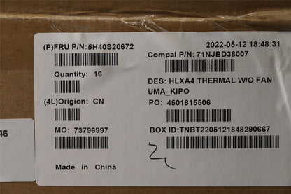Lenovo HEATSINK Heatsink C 21DH UMA KIPO 5H40S20672