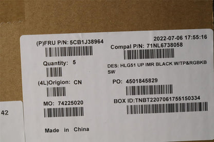 Lenovo IdeaPad 3 16ARH7 Palmrest Cover Touchpad Keyboard Switzerland 5CB1J38964