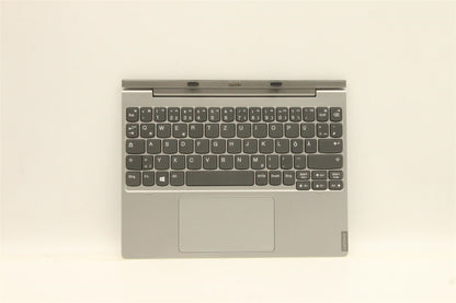 Lenovo IdeaPad D330-10IGM Dock Keyboard Palmrest Touchpad German Grey 5D20R49382