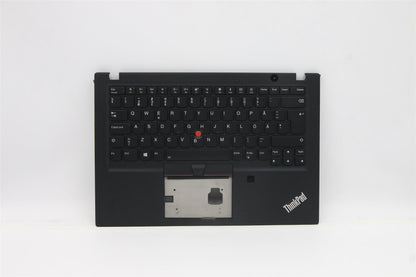 Lenovo ThinkPad T495s Keyboard Palmrest Top Cover Swedish Finnish 5M11A08558