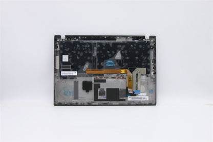 Lenovo ThinkPad T490s Keyboard Palmrest Top Cover Canadian French Black 02HM205