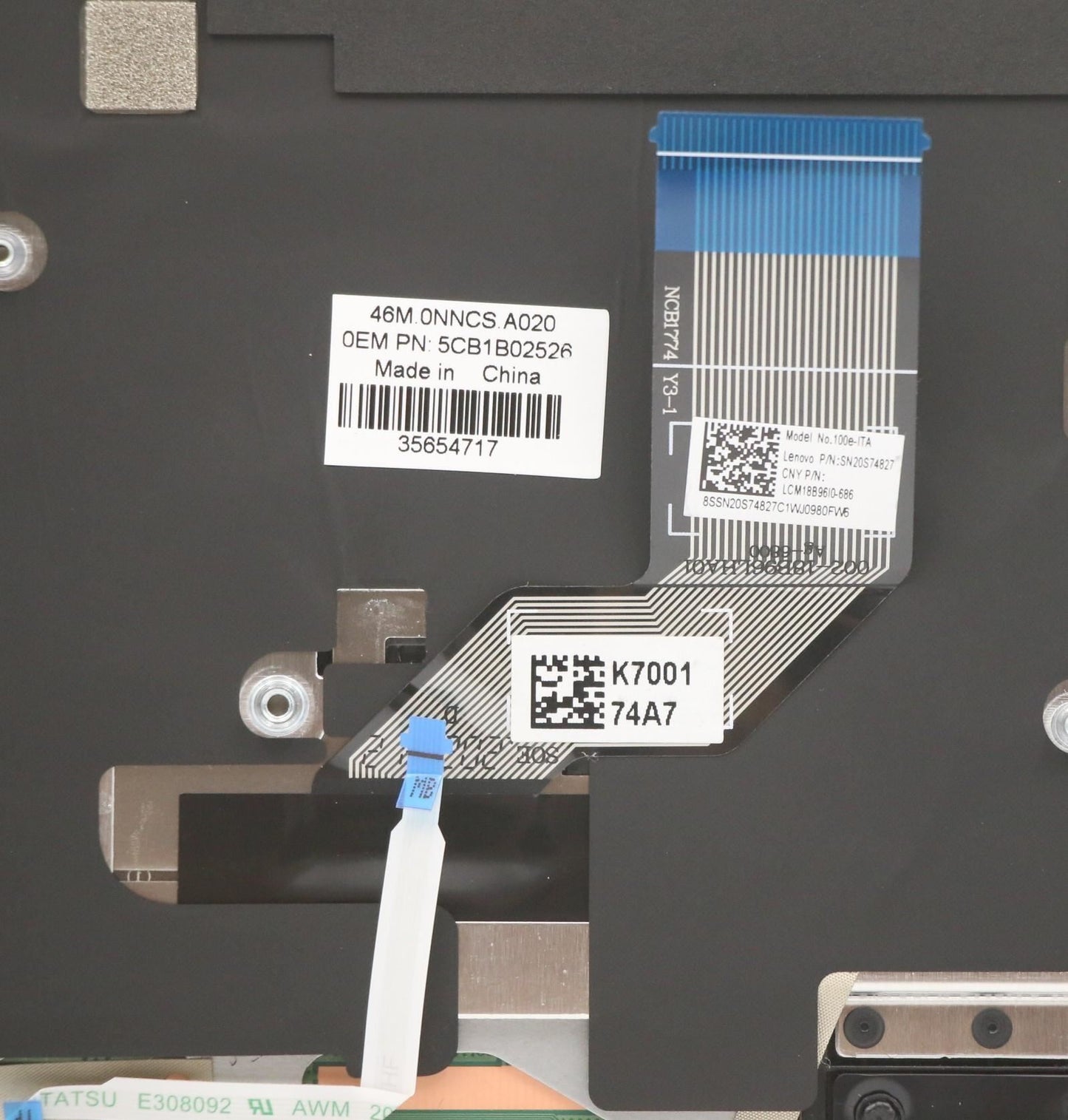Lenovo UpperCase ASM B 82GJ ITA 5CB1B02526
