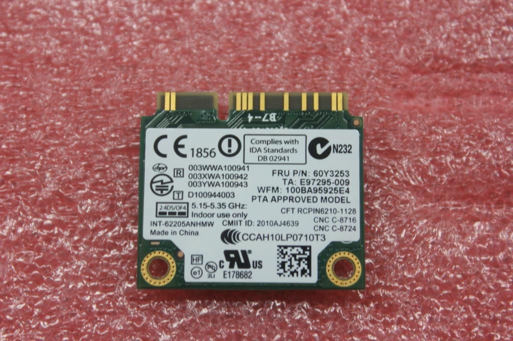 Lenovo 6205N MOW M NB HMC (LI) WiFi WLAN PCIe PCI Intel Board 20002533