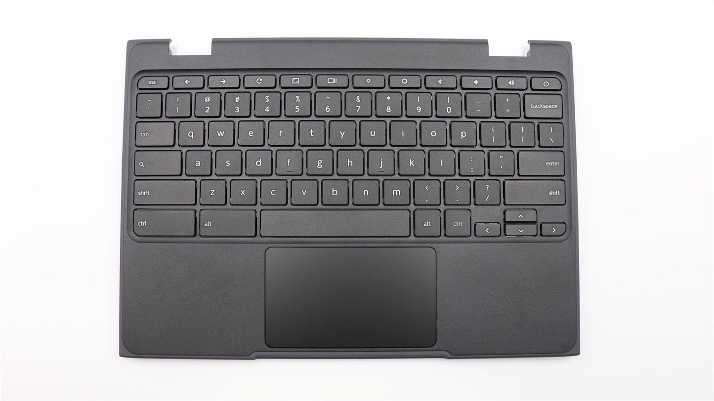 Lenovo Chromebook 100e Palmrest Cover Touchpad Keyboard US Black 5CB0R07036