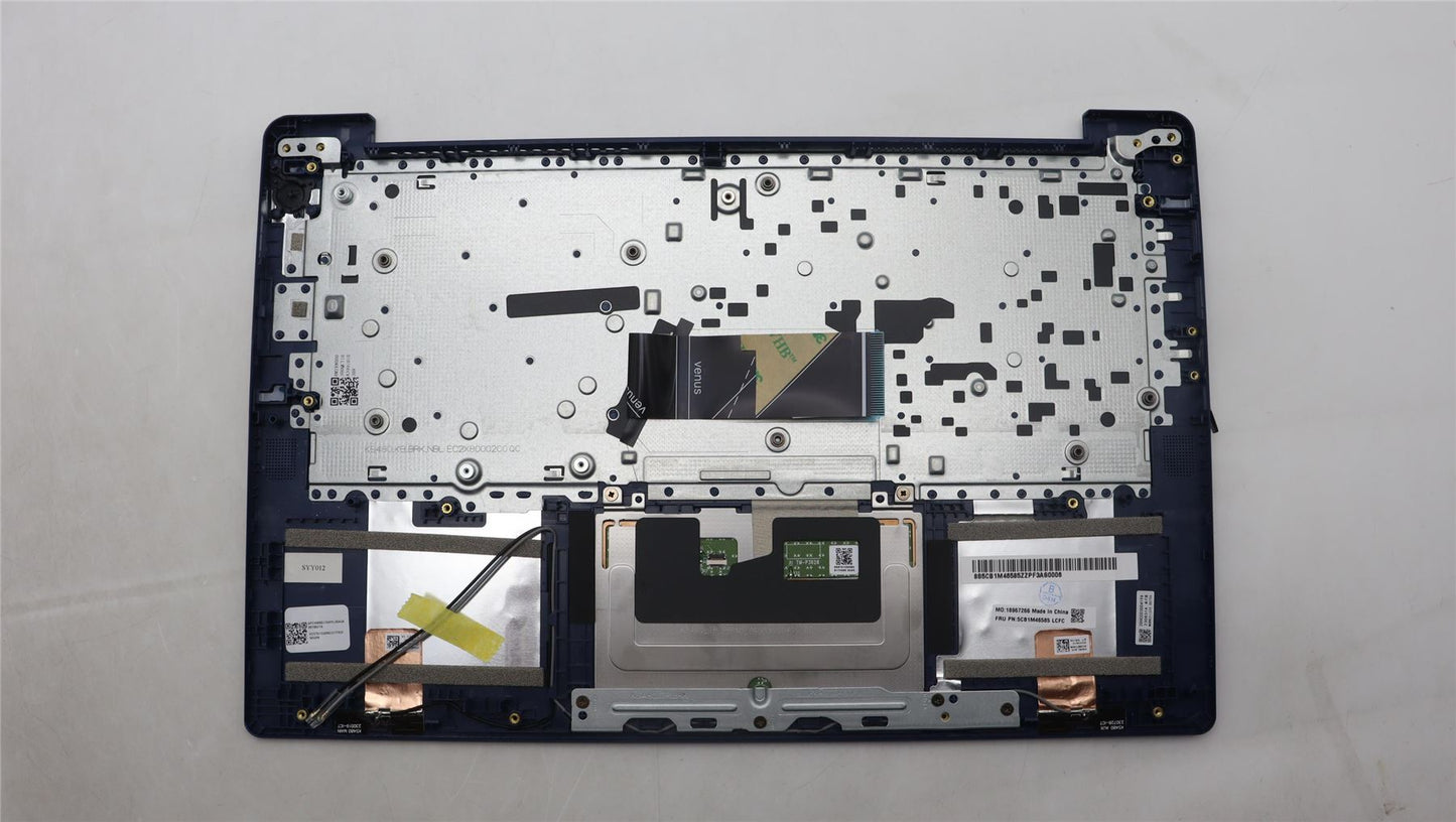 Lenovo IdeaPad 3 14IAH8 Palmrest Cover Touchpad Keyboard Nordic 5CB1M46585