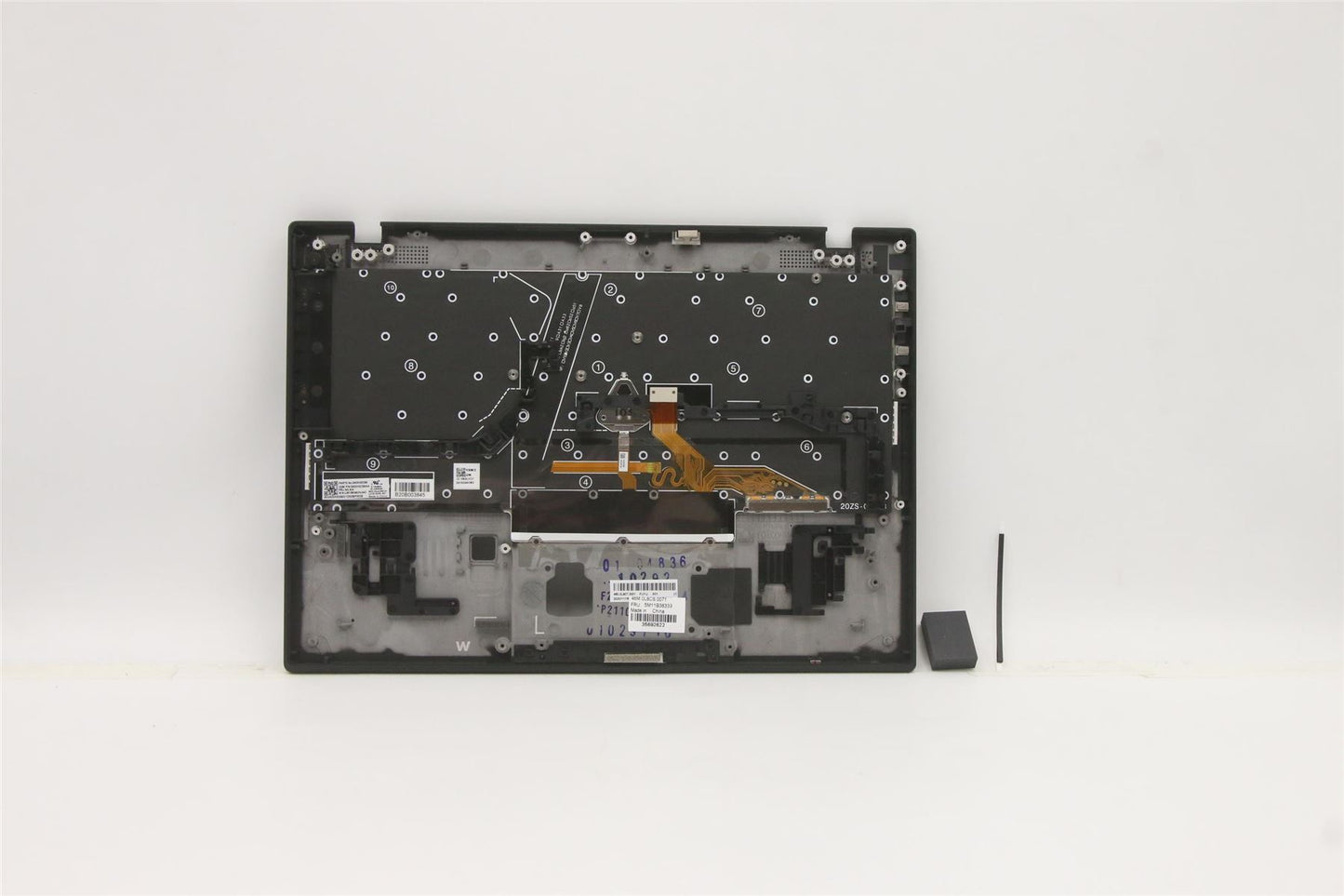 Lenovo ThinkPad X1 Gen 1 Palmrest Cover Keyboard Spanish Black 5M11B38339