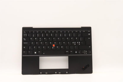 Lenovo ThinkPad Z13 Gen 1 Keyboard Palmrest Top Cover Nordic Black 5M11H94981
