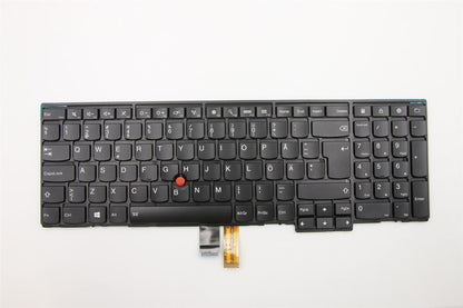 Lenovo ThinkPad T540p W540 T550 Keyboard Swedish Black Backlit 04Y2491
