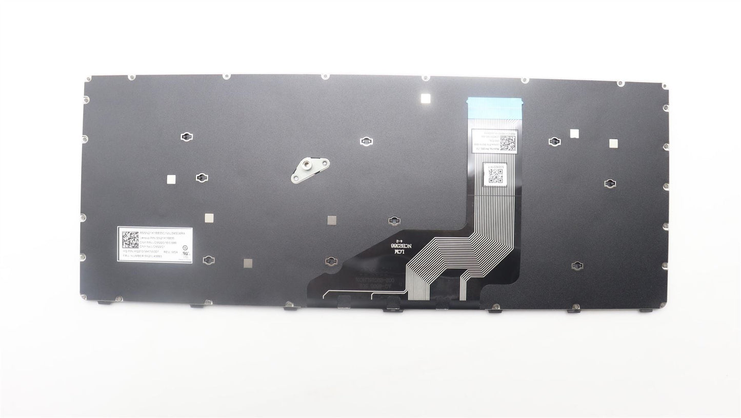 Lenovo 100e Gen4 Keyboard Italian Grey Backlit 5N21L43993
