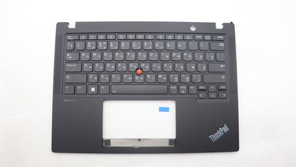 Lenovo ThinkPad X13 Gen 4 Keyboard Palmrest Top Cover Russian Black 5M11L86022