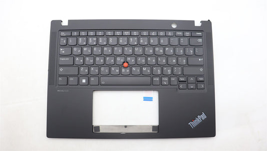 Lenovo ThinkPad X13 Gen 4 Keyboard Palmrest Top Cover Russian Black 5M11L86022