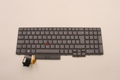 Lenovo ThinkPad T15 Gen 2 P15s Gen 2 Keyboard Danish Grey Backlit 5N21B08422
