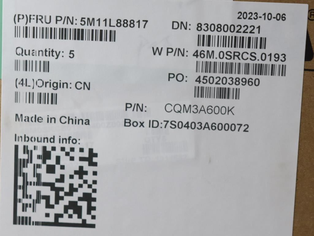 Lenovo ThinkPad P1 Gen 6 Palmrest Cover Keyboard US Europe Black 5M11L89039
