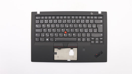 Lenovo Carbon X1 6th Tastatur Handballenauflage Obere Abdeckung Deutsch Schwarz 01YR607