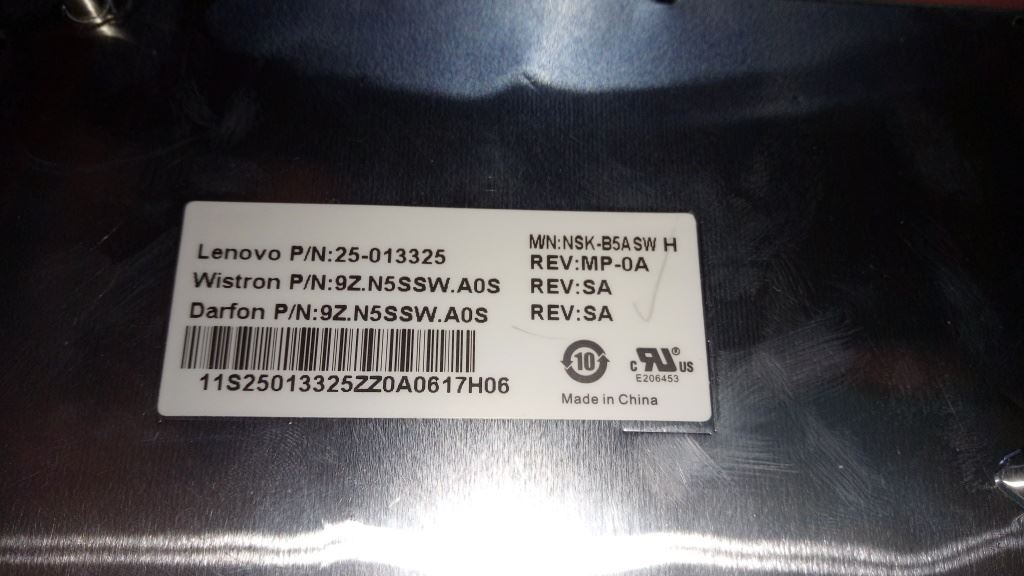 Lenovo B570 B570e B570e2 Z500 Keyboard Spanish Black 25013325 25013355 25013387