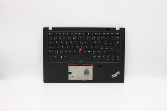 Lenovo ThinkPad T495s Keyboard Palmrest Top Cover Czech Slovakian 5M11A08392