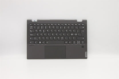 Lenovo Yoga C640-13IML LTE Palmrest Cover Touchpad Keyboard Nordic 5CB0W43804