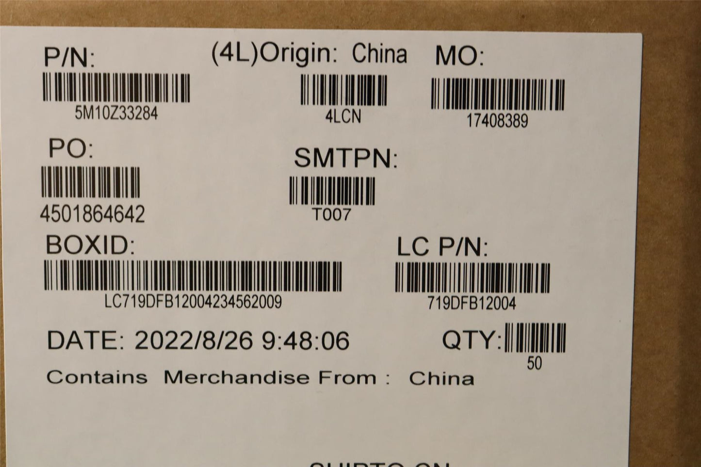 Lenovo MECH_ASM MECH_ASM L 82SF PW_BTN_A/B 5M10Z33284
