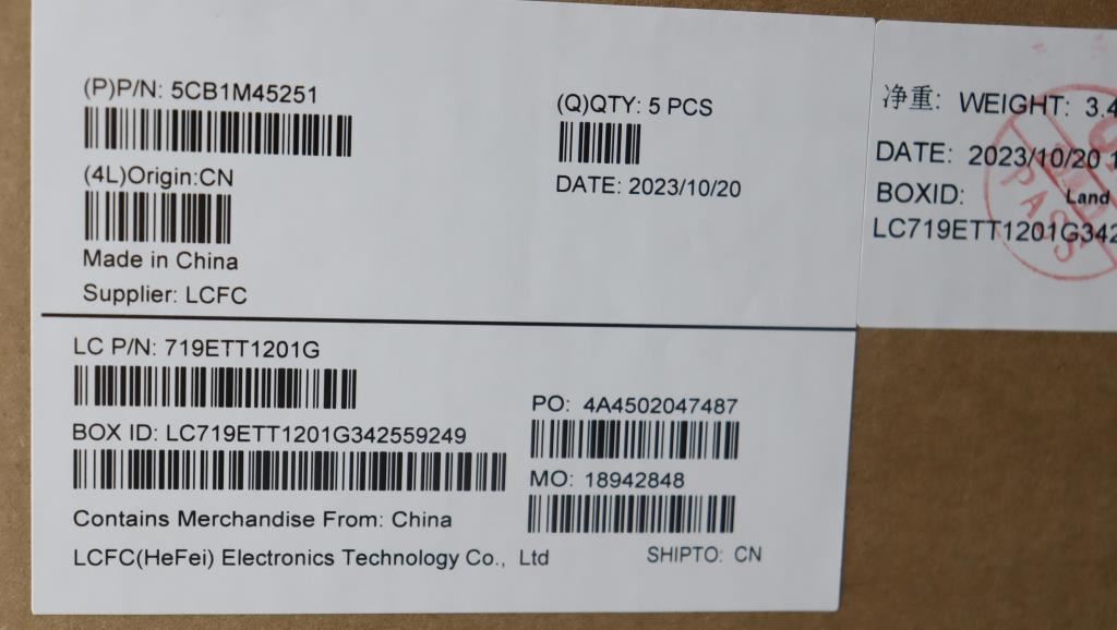 Lenovo IdeaPad 3 16IAH8 Palmrest Cover Touchpad Keyboard Nordic 5CB1M45251