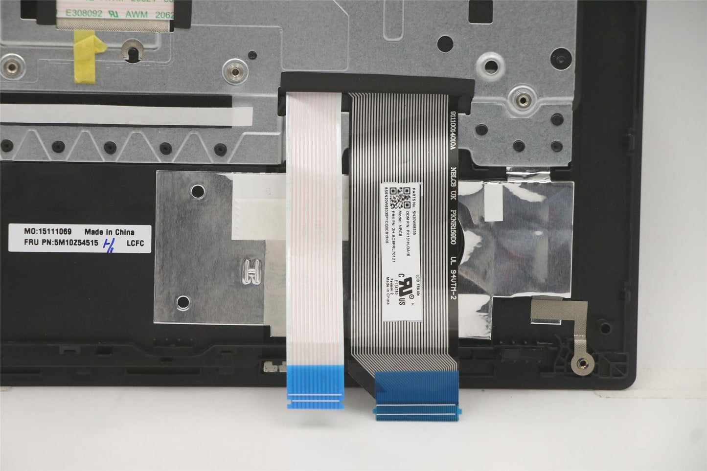 Lenovo MECH_ASM KBD FRA(Pri) Pat UK BK 5M10Z54515