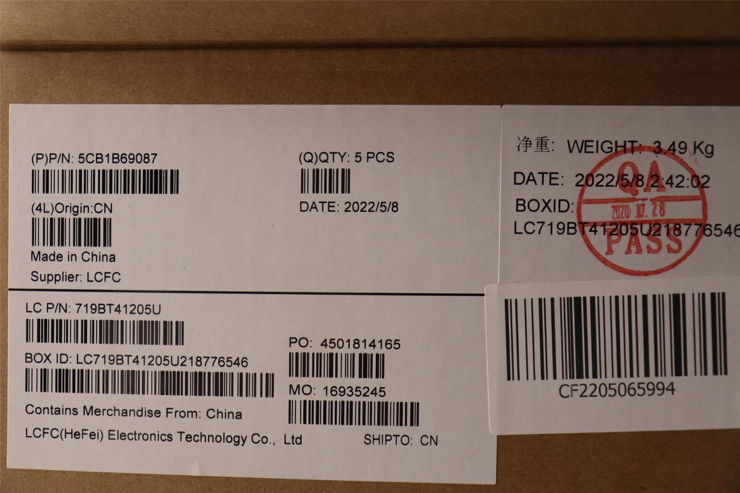 Lenovo Upper Case ASM_SWSL82H8NFPABBL 5CB1B69087