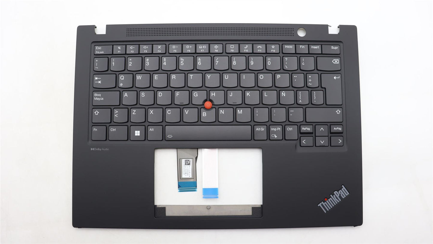Lenovo ThinkPad T14s Gen 4 Keyboard Palmrest Top Cover Spanish LA 5M11L59371