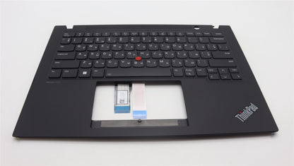 Lenovo ThinkPad T14s Gen 4 Keyboard Palmrest Top Cover Ukrainian 5M11L93096