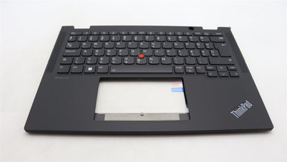 Lenovo ThinkPad X13 Gen 4 Keyboard Palmrest Top Cover Hungarian Black 5M11L64124