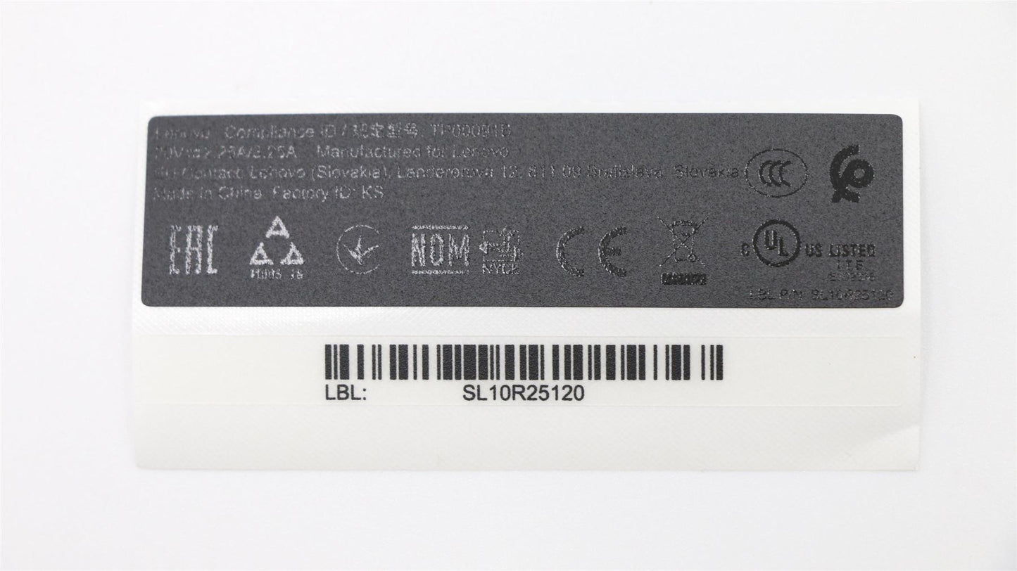 Lenovo LABEL Kylo2 FRU GEO Label Kit Black 02DL936
